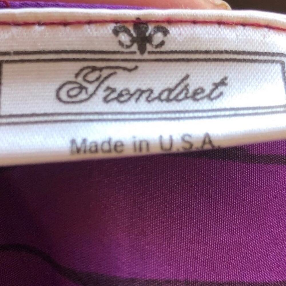 vintage Trendset Bright lilac scarve vintage- large - Picture 7 of 8
